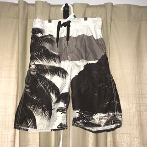 Swim trunks for boys.